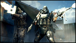 It's the masks, man. It's all in the masks. Army of Two.
