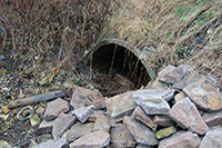 Sewage pipe. Amager